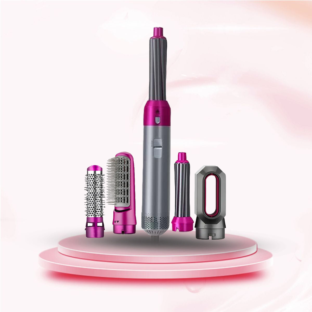 5-IN-1 HAIR DRYER KIT  DRYER,STRIAGHTNER,CURLY HAIR AND MORE