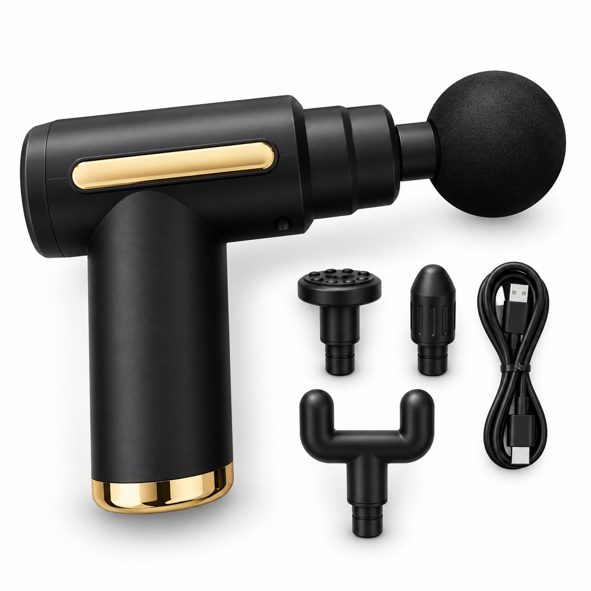 BODY MASSAGE GUN , DEEP TISSUE MUSCLE MASSAGER