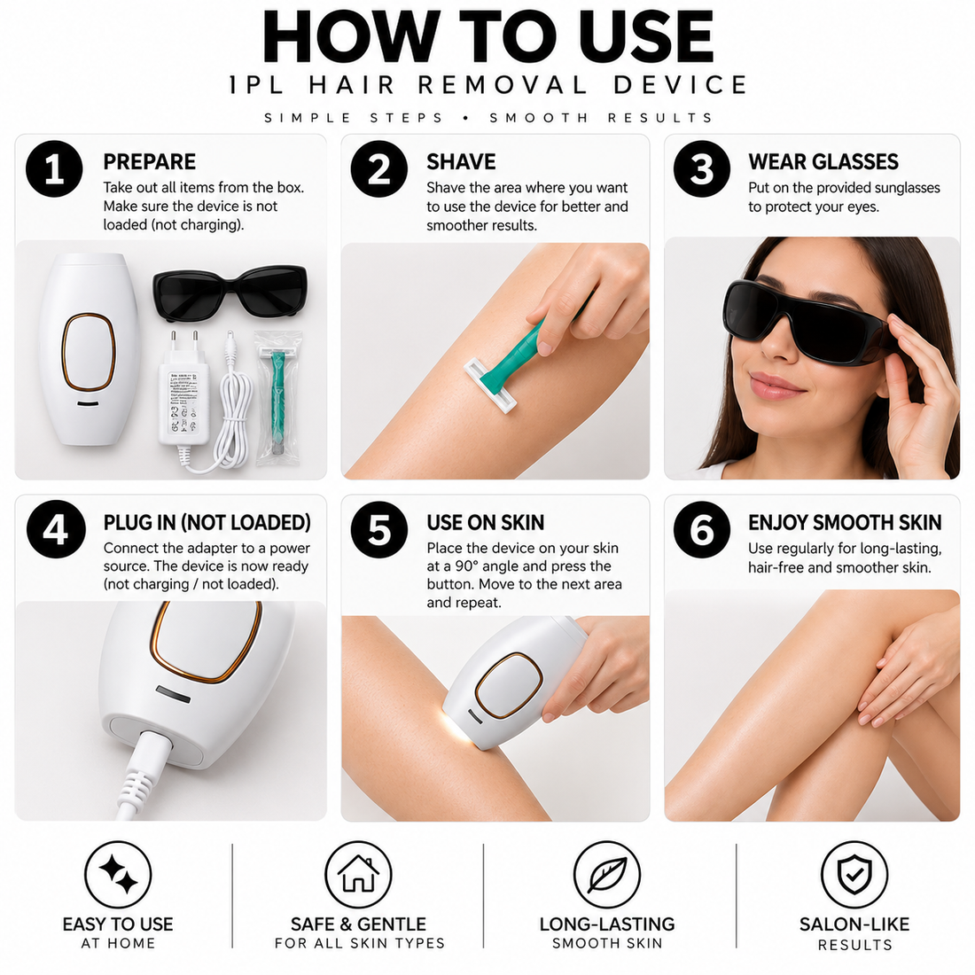 GLMAOUR MINI-IPL LAZER-HAIR REMOVER