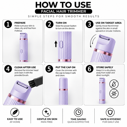 BIKINI DUAL HEAD SHAVER - SMOOTH AND PAINLESS SHAVING