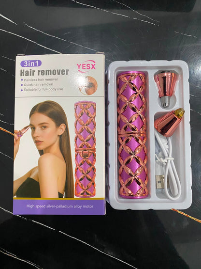 3-in-1 Face Hair Trimmer for Women – Facial Hair Removal Tool | Glamour Store