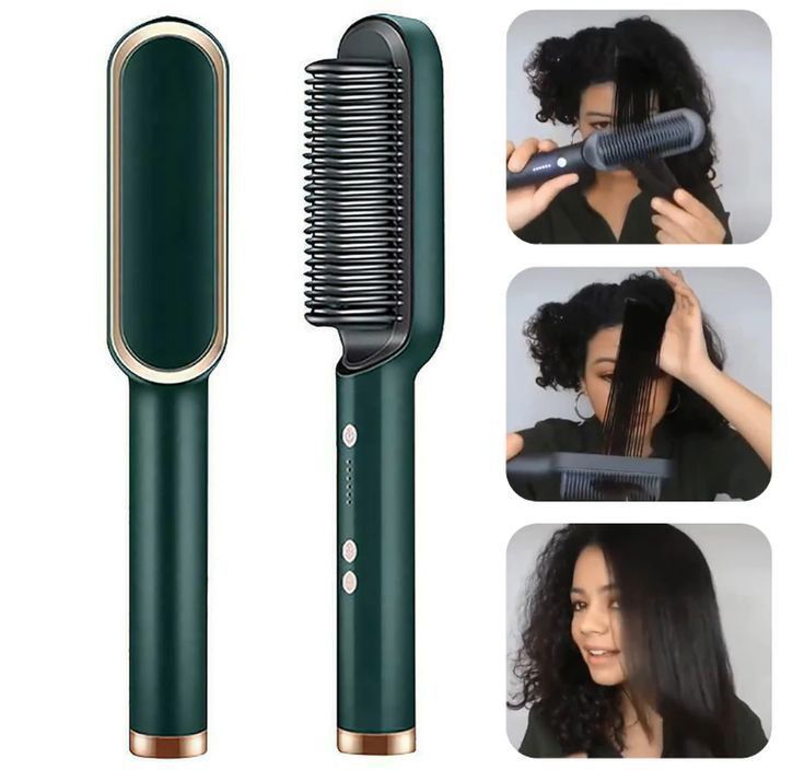 MULTIFUNCTION ELECTRIC COMB – STRAIGHTEN &amp; CURL WITH EASY
