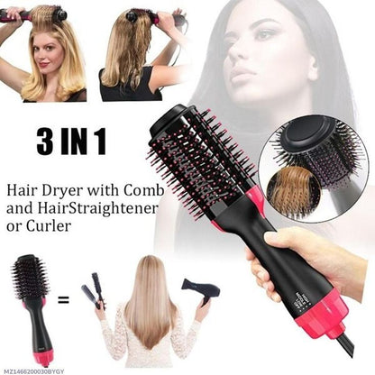 3-IN-1 HOT AIR BRUSH AND HAIR STARIGHTER