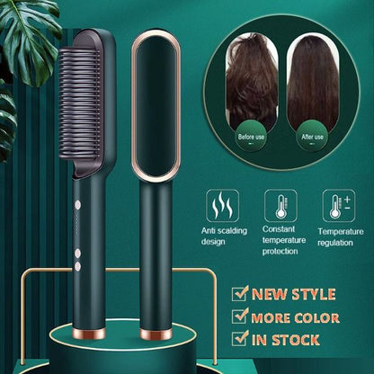MULTIFUNCTION ELECTRIC COMB – STRAIGHTEN &amp; CURL WITH EASY