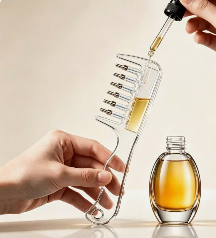 Hair Oil Applicator Comb