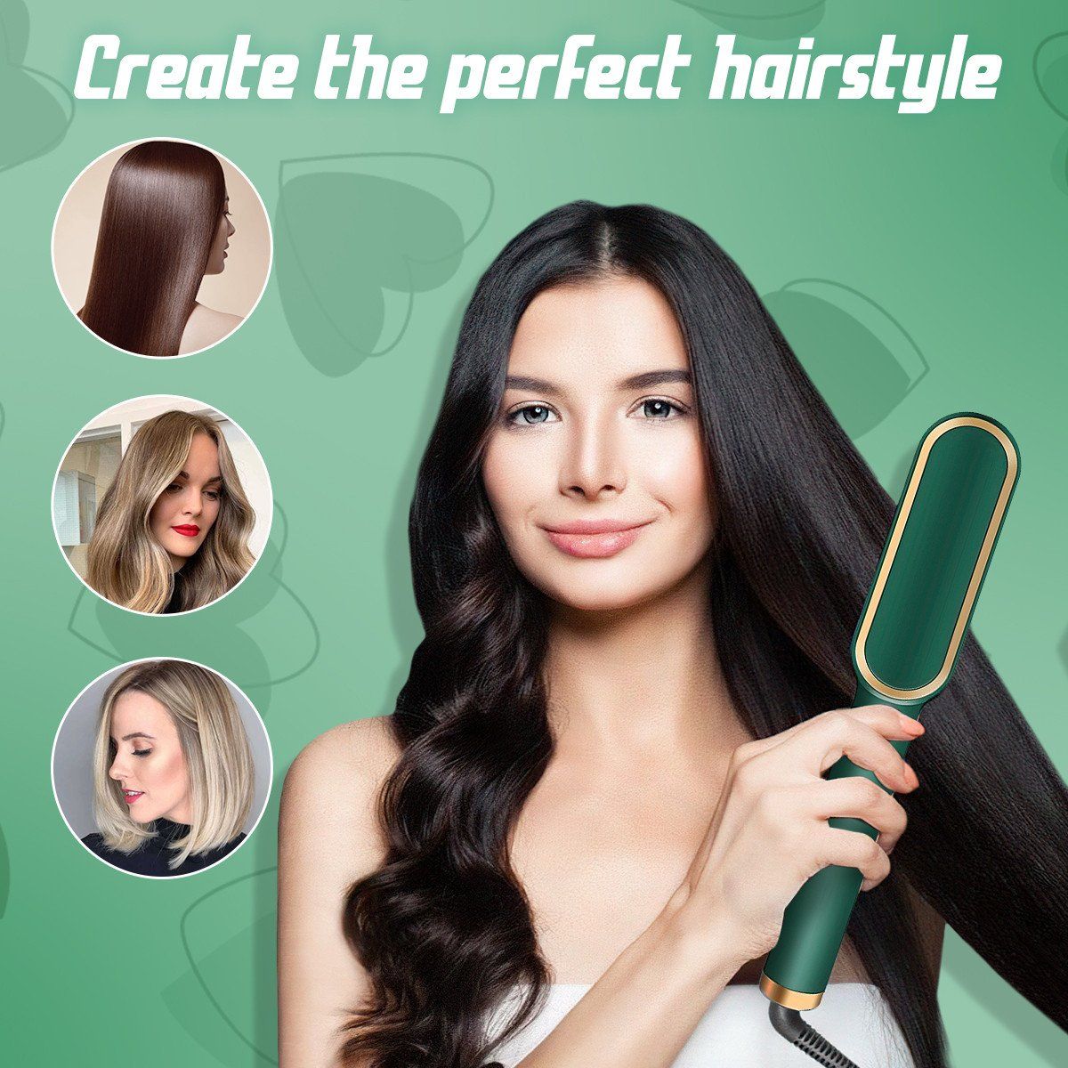 MULTIFUNCTION ELECTRIC COMB – STRAIGHTEN &amp; CURL WITH EASY