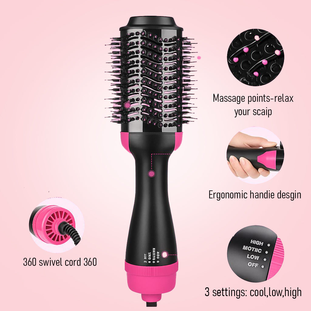 3-IN-1 HOT AIR BRUSH AND HAIR STARIGHTER